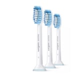 Philips-HX6053 x3 Sonicare S Sensitive Standard soniska tandborsthuvuden