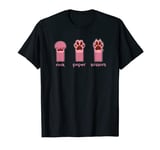 Funny Dog Rock Paper Scissors Cute Dog Paws T-Shirt