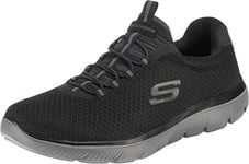 Skechers Men's 52811 Low-Top Sneakers, Black, 11 UK