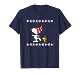 Peanuts - Snoopy Woodstock Christmas Ice Skating T-Shirt