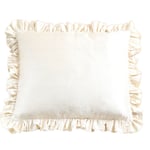 Mimou Ruffle Pute 50x60 cm, Creme Lin