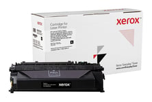 Everyday by Xerox Mono Toner compatible with HP 05X (CE505X), High Capacity Blac