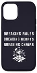 iPhone 12/12 Pro Breaking Rules Hearts Chairs Funny Matching Team Squad Pun Case