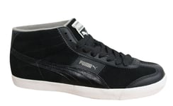 Puma Roma LP Hi Lodge Mens Black Trainers Suede - Size UK 3