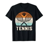 Tennis Player Sports Racket Game Retro Vintage T-Shirt