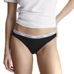 Calvin Klein Trosor 3P Low Rise Bikini Briefs Svart bomull Large Dam