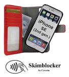 Skimblocker Magnet Fodral iPhone SE (2nd Generation) (Röd)