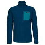 Patagonia m's r1 air zip neck (herre) - lagom blue  - S - Naturkompaniet