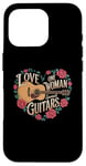 iPhone 16 Pro Love One Woman And Several Guitars Acoustic Guitar Guitarist Case