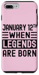 iPhone 7 Plus/8 Plus January 12th Bday January 12 Birthday Gift Case