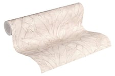 Livingwalls 369272 Metropolitan Stories Francesca Milano Papier peint intissé Motif palmier Effet jungle Beige Crème 10,05 m x 0,53 m