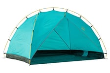 Grand Canyon Tonto Beach Tent 3 - Tente de Plage/Coquille de Plage 210 x 160 cm - Tente en dôme, UV50+, étanche - Blue Grass (Bleu)