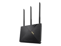 ASUS 4G-AX56 langaton reititin Gigabitti Ethernet Kaksitaajuus (2,4 GHz/5 GHz) Musta