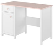 Luna White Computer Desk