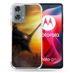 Cokitec Coque Renforcée pour Motorola G24 4G Manga Evangelion