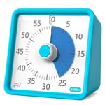 60 Minutes Visual Timer, Desk Timer for Kids, Classroom Timer for Studying, Teacher school timer, Kitchen, Gym, Tea Timer, ADHD Time For kids (Blue)