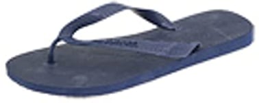 Havaianas Womens FLIP Flops Original Box Brasil Brazil TOP Ladies Sandals 3-8 Navy Blue (UK 8)