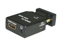 MicroConnect Mini VGA to HDMI Converter - Convertisseur vidéo - VGA - HDMI