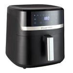 Russell Hobbs Air Fryer 8.3L, 9 Programs, Oil Free Cooking, Rapid Air Technology, Touchscreen, Auto Shut-Off, Keep warm, Roast, Bake, Grill, Dishwasher safe parts, Max 200℃, 1800W, Satisfry 27632