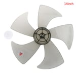 Lame de ventilateur silencieux en plastique universel,couvercle d'écrou à 5 feuilles pour ventilateur de Table sur pied,14/16 pouces,accessoire ménager #B