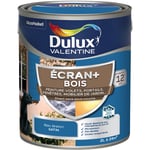 Ecran+ bois - Peinture satinée pour bois extérieur - Volets, portes, fenêtres, portails - Bleu Breton 2 l Dulux Valentine