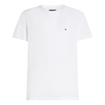 T-shirt Tommy Hilfiger coton avec manches courtes et col rond blanc