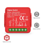 Nedis SmartLife Strømbryter | Zigbee 3.0 | 2x100 W | Terminalforbindelse | App tilgjengelig for: Android™ / IOS