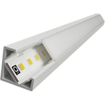 Q-Light Q-Line LED Profil 3 hvit