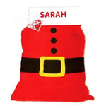 Personalised Any Name Christmas Santa Sack Stocking Boy Girl Fun X-mas Gift