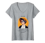 Womens Charlotte Bronte Jane Eyre Quote V-Neck T-Shirt