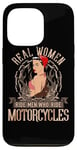 Coque pour iPhone 13 Pro Sexy Real Chick Ride Moto Femme Biker Babe Pin Up