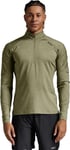 2XU Aero 1/2 Zip M Mellanlager Tröja Hunter Green/Black Reflective, S