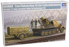 Trumpeter 1 : 35 - SD.Kfz.7/120 mm Flak 38 (Version tardive)