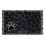Coaster Musta leopardi lemmikkieläinten paikkamatto - Kissat - Ruokailupaikat ja juoma-automaatit - Ruokatarvikkeet - Drymate