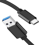 Torto Look Cable Usb A A Usb C 3.1/3.2 Gen 2 Transferencia De Datos De 10 Gbps, Cable Ssd Corto Con Carga Rápida Qc 3.0 De 60 W, Cable D[X3658]