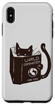 Coque pour iPhone XS Max World Domination pour chatons : Earth Ruler, lecture amusante sur un chat