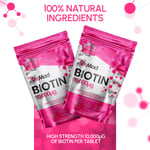 240 Biotin Hair Growth Tablets 10,000mcg High Strength Nourish Hair Skin Nails