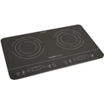 KITCHEN CHEF KCYL35-DC06 Plaque de cuisson induction 2 foyers - Noir