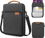 MoKo 12.9 Inch Tablet Sleeve Bag,Fits with 13 inch, Black & Gray 