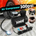 XVX - 12V 300PSI voiture universelle mini pompe de gonflage électrique gonfleur d'air de pneu portable pompe de compresseur automatique pour voiture