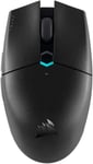 Katar Pro Wireless Souris De Jeu Fps Ultra-Légère - 10 000 Dpi - Forme Symétrique - Jusqu'À 135 Heures De Batterie - Compatible Icue - Pc, Ps5, Ps4, Xbox - Noir