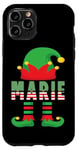 Coque pour iPhone 11 Pro Chemises assorties pour femme Marie Elf Family Noël 2023