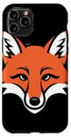 Coque pour iPhone 11 Pro Renard Rouge Séduisant Yeux Hypnotiques