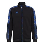 adidas Treningsjakke Tiro Fleece Winterized - Sort/Blå, størrelse Medium