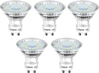 Lepro GU10 LED Bulbs Cool White 5000K, 50W Halogen Spotlight Equivalent, 4W GU10