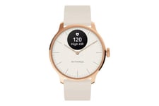 Withings ScanWatch Light - guldrosa rostfritt stål - smart klocka med band - sand