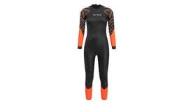 Combinaison neoprene femme orca zeal hi vis noir orange