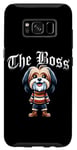 Coque pour Galaxy S8 The Boss Veste pour chien Terrier tibétain