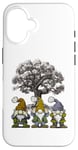 Coque pour iPhone 16 Nain lutin enfant habitant de la forêt Fantasy Figurine de conte de fées Troll