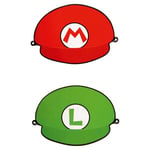 8 CHAPEAUX - 4 MARIO ET 4 LUIGI